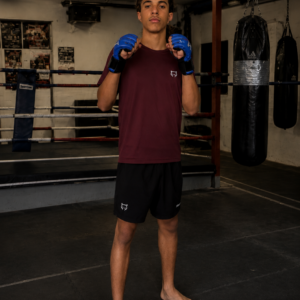 T-SHIRT STRYKON FIGHT WITH PURPOSE ROUGE/BORDEAUX