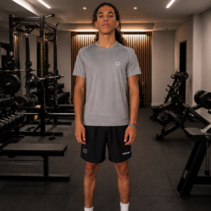 T-SHIRT STRYKON FIGHT WITH PURPOSE GRIS
