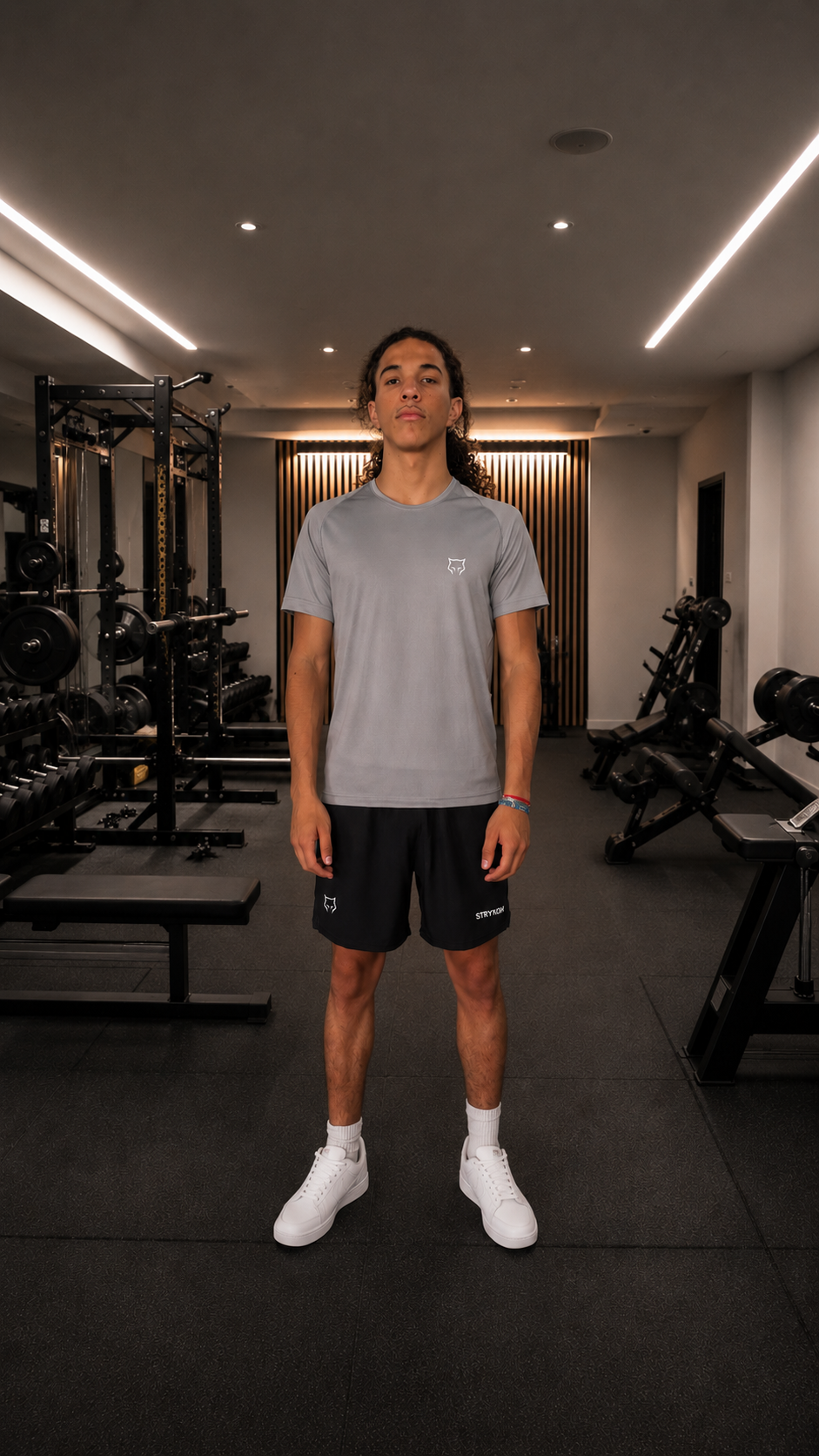 T-SHIRT STRYKON FIGHT WITH PURPOSE GRIS