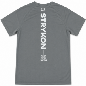 T-SHIRT STRYKON FIGHT WITH PURPOSE GRIS