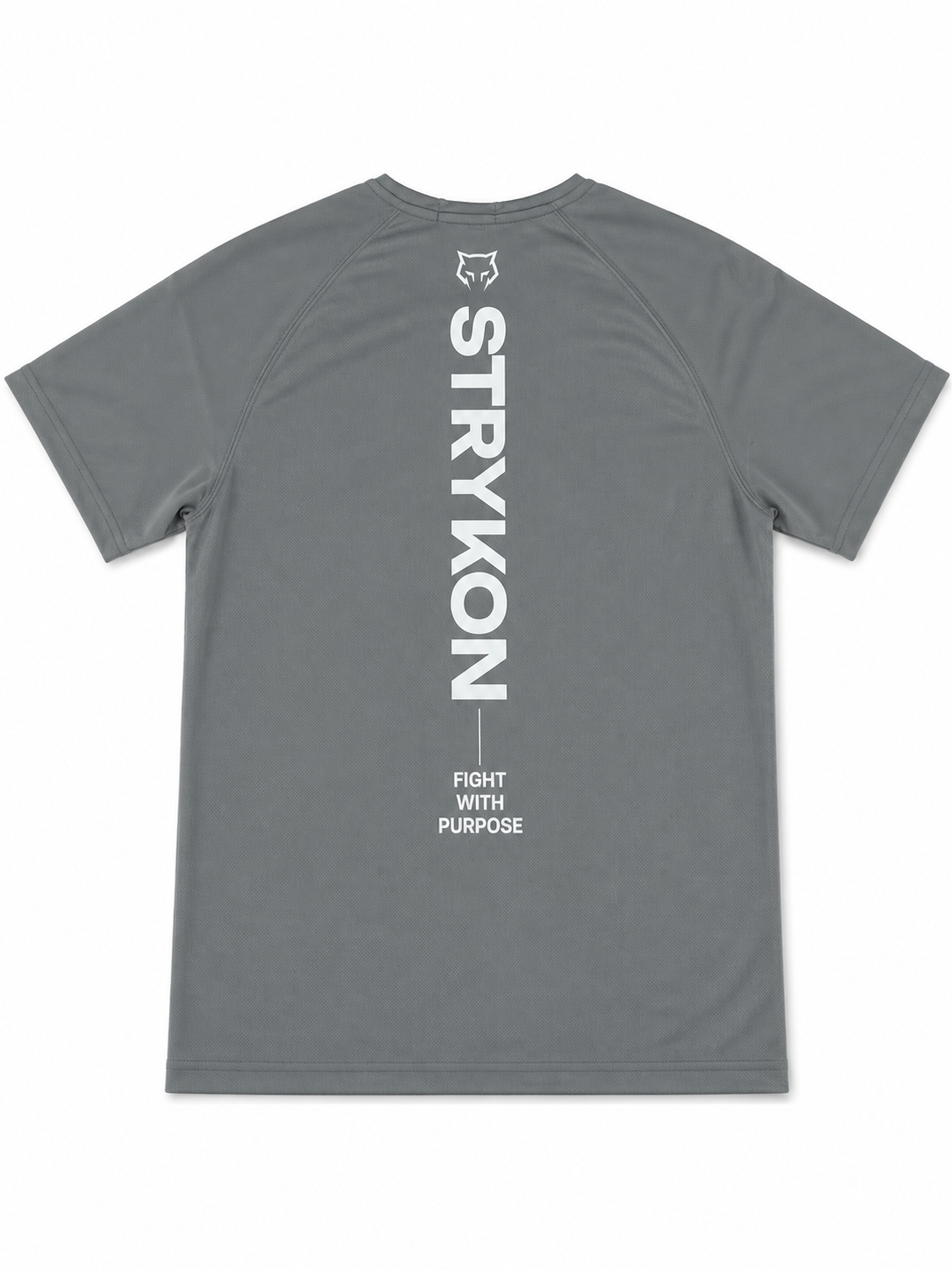 T-SHIRT STRYKON FIGHT WITH PURPOSE GRIS