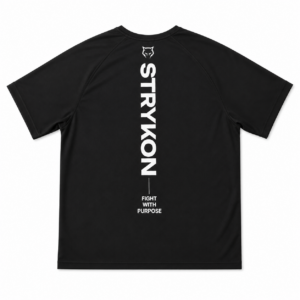 T-SHIRT STRYKON FIGHT WITH PURPOSE NOIR