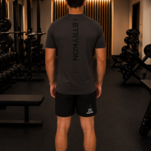 T-SHIRT STRYKON FIGHT WITH PURPOSE GRIS-FONCÉ