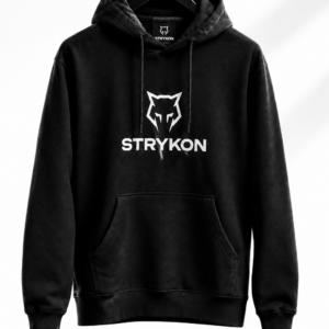 sweatshirt à capuche strykon noir vue de face